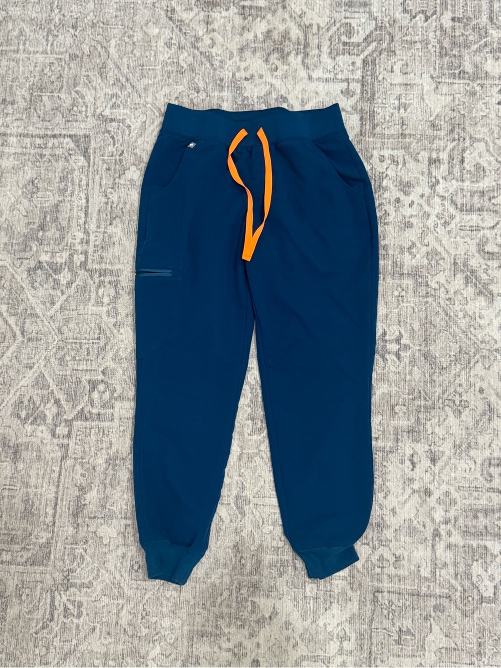 CARIBBEAN BLUE FIGS SCRUB PANTS S/P
